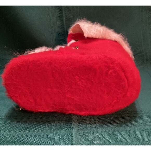 Vintage 1960s Santa's Red Christmas Boot Cloth Decoration To Fill With Goodies - Picture 9 of 10
